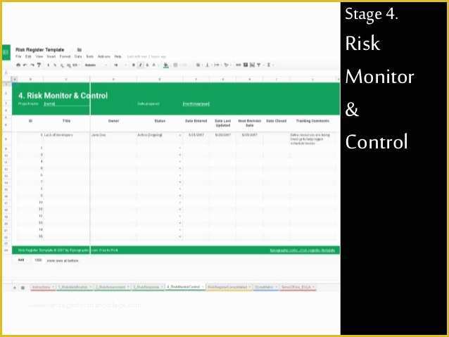 Risk Register Template Excel Free Download Of Risk Register Template for Excel Google Sheets and