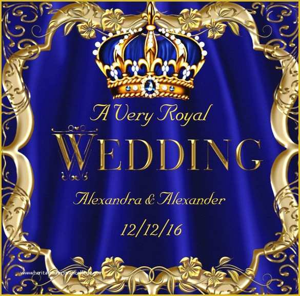 Royal Wedding Invitation Template Free Of 15 Second Marriage Wedding Invitations Psd Ai Eps