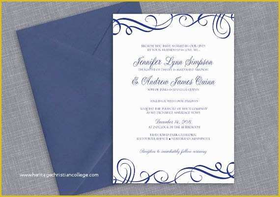 Royal Wedding Invitation Template Free Of Printable Wedding Invitation Template Download Instantly