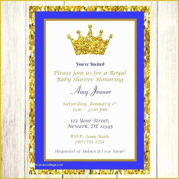 Royal Wedding Invitation Template Free Of Royal Blue and Gold Invitations S Wedding Invitation
