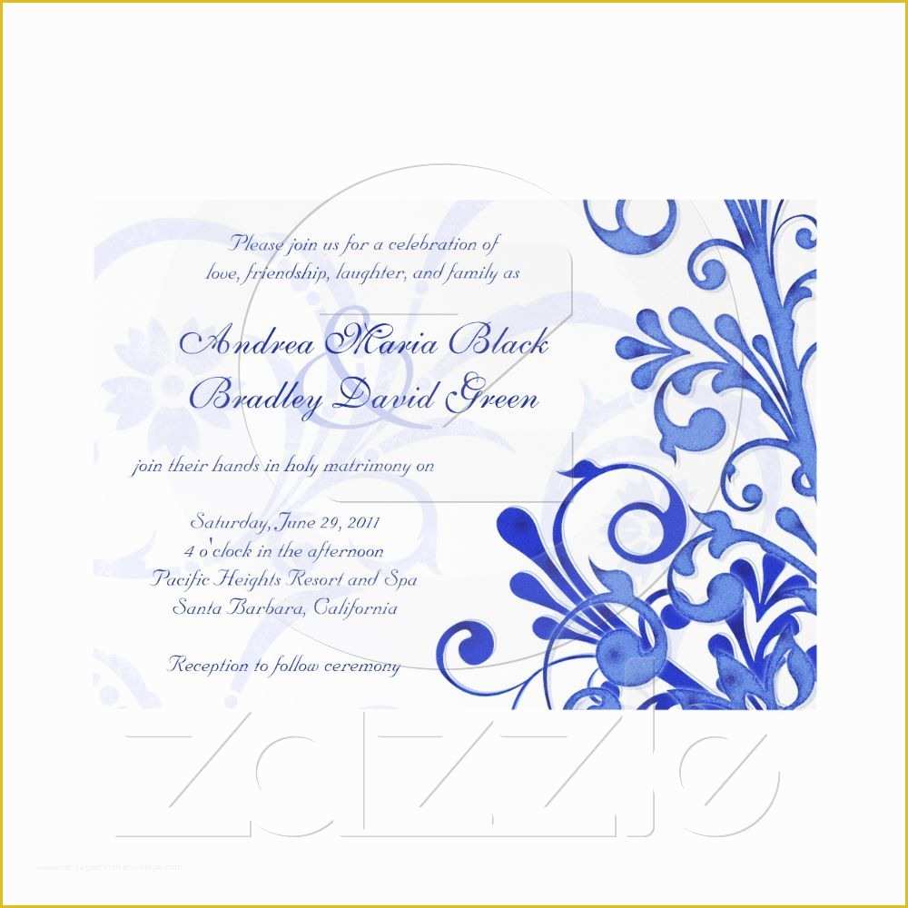 Royal Wedding Invitation Template Free Of Royal Blue Wedding Invitation Templates Free Instagramfr