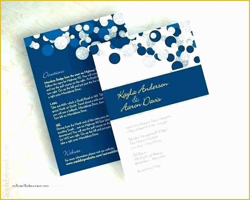 Royal Wedding Invitation Template Free Of Royal Blue Wedding Invitations and Silver Invitation