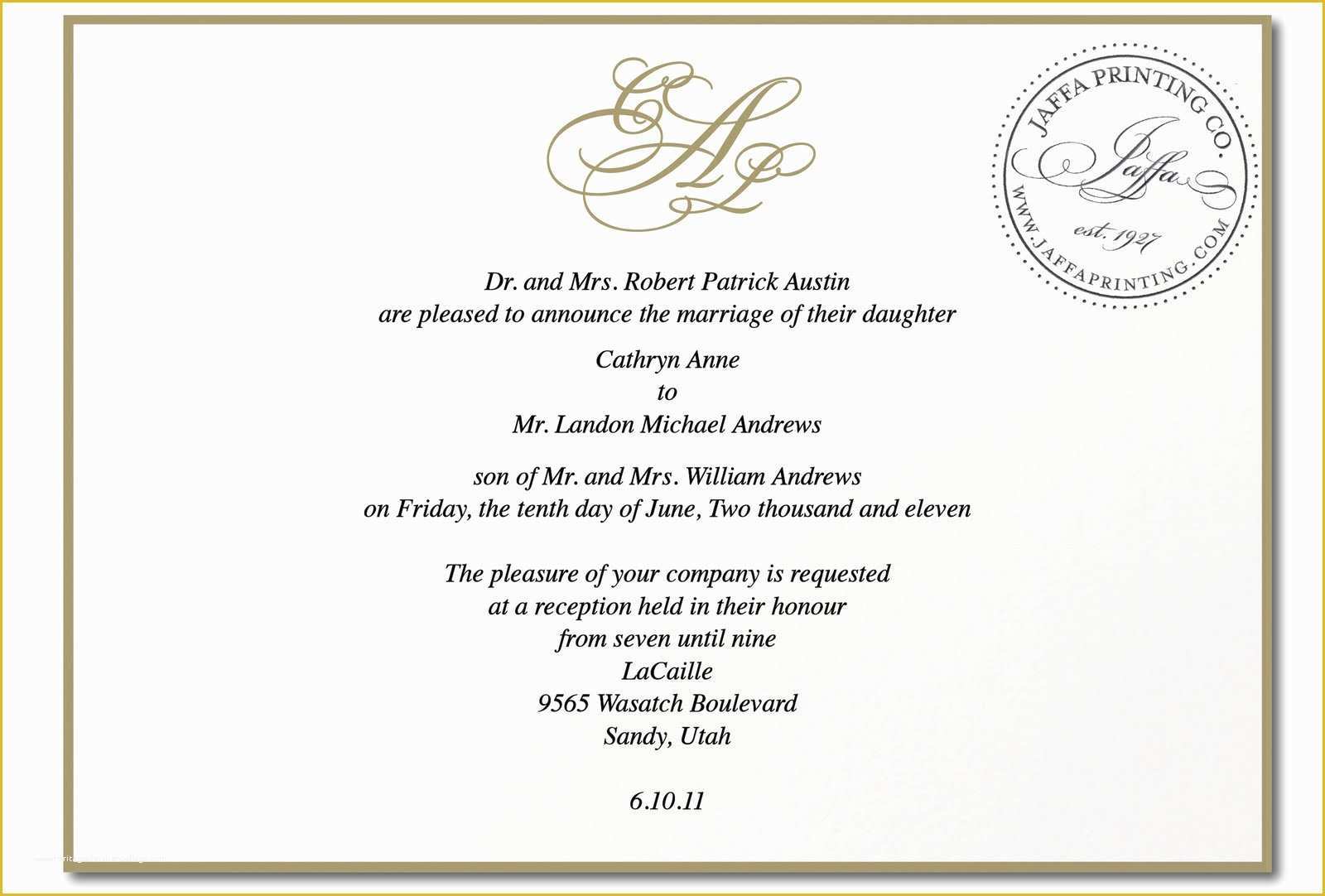 Royal Wedding Invitation Template Free Of Royal Invitations Example