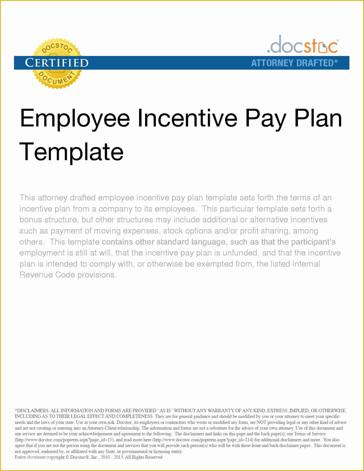 incentive-program-template-samples