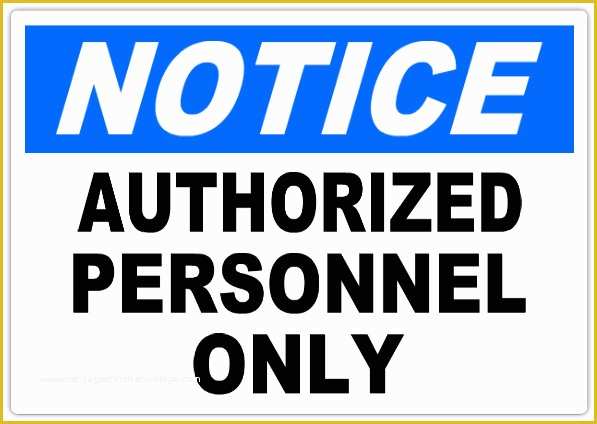 Safety Templates Free Of 5 Best Of Notice Sign Template Important Notice