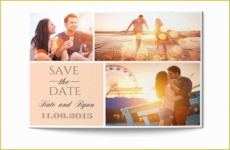 Save the Date Invitation Templates Free Of Save the Date Card Invitation Templates On Creative Market