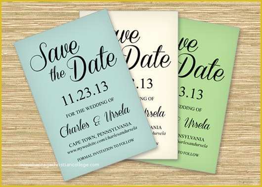 Save the Date Invitation Templates Free Of Save the Date Invitations Template
