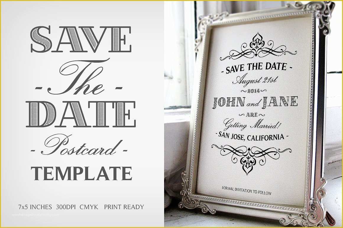 Save the Date Invitation Templates Free Of Save the Date Postcard Template V 1 Invitation Templates