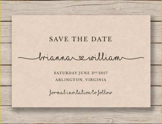 Save the Date Invitation Templates Free Of Save the Date Printable Template Editable by You In Word