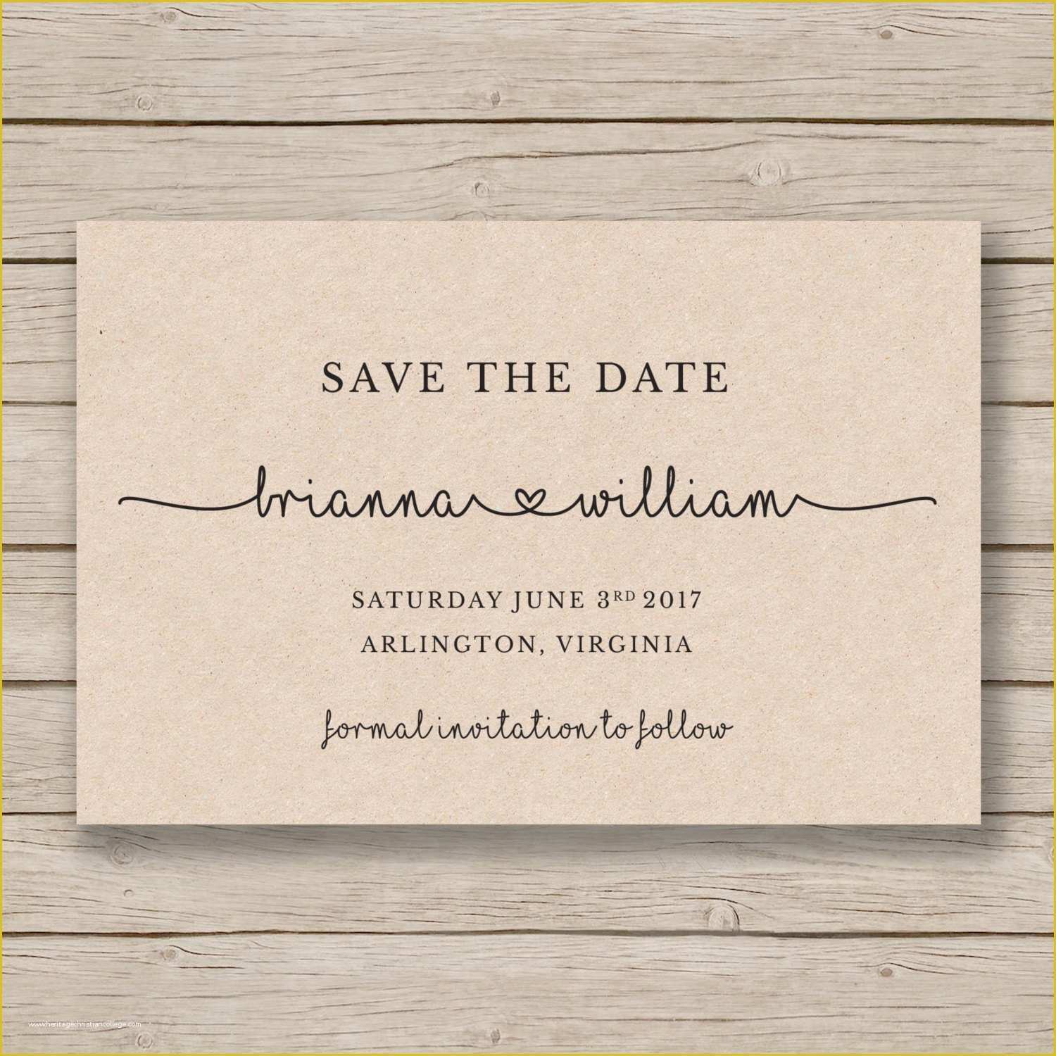 43 Save the Date Invitation Templates Free