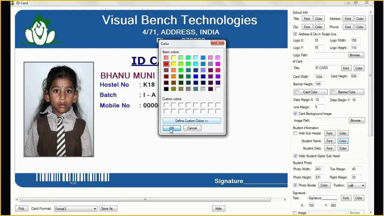 School Id Template Free Download Of Id Card Template Free software Download Templates Data