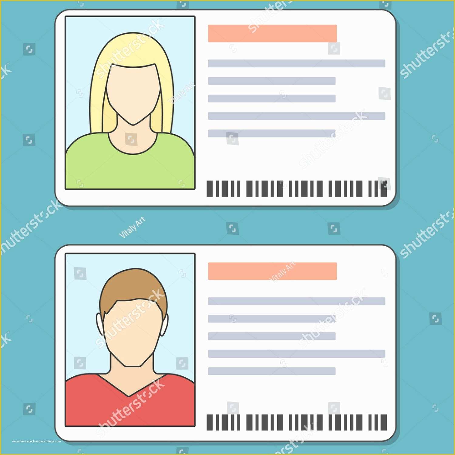 School Id Template Free Download Of Identification Card Template Professional Report