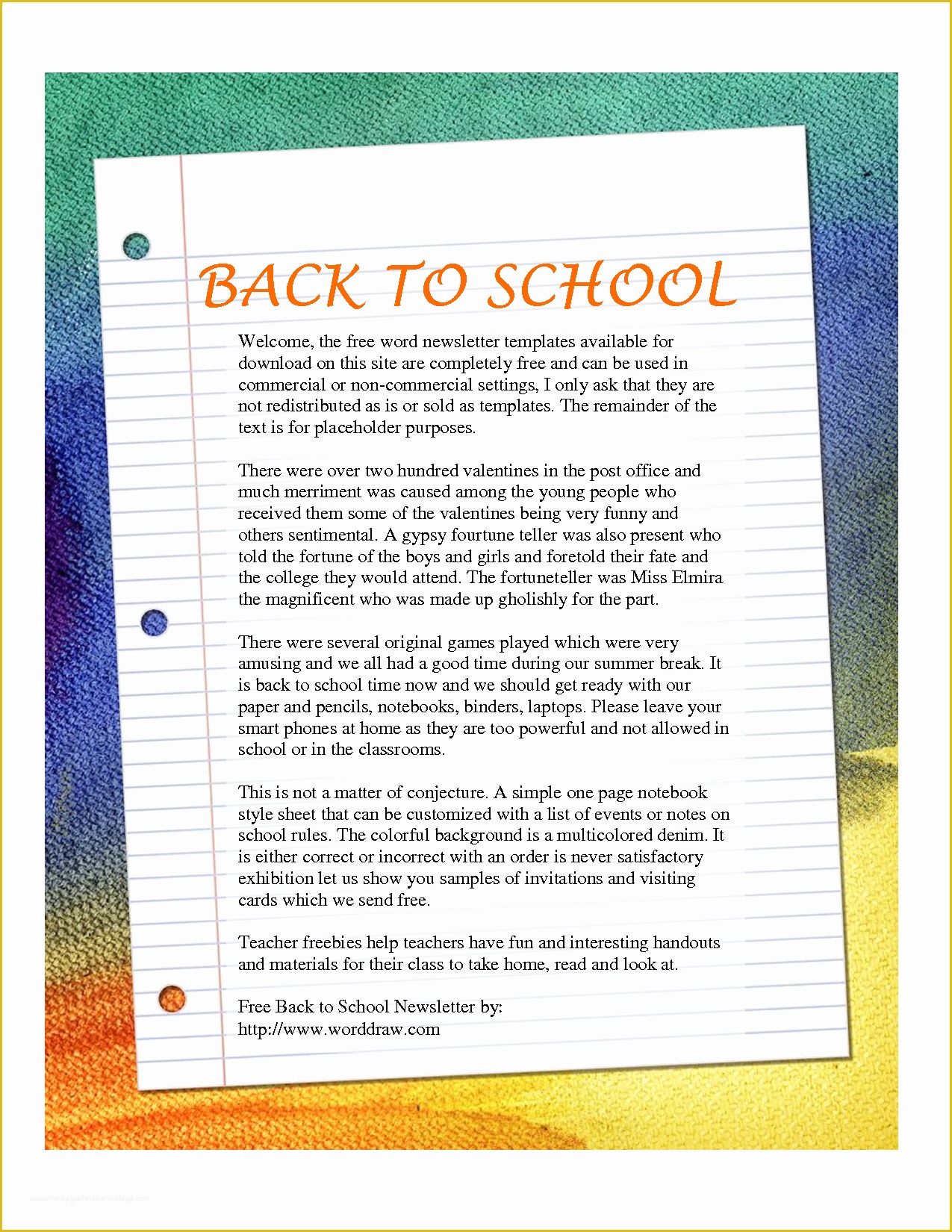 School Photo Templates Free Of Best S Of Kindergarten Newsletter Templates Word Doc