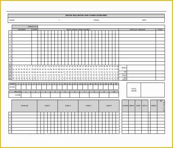 Scorecard Excel Template Free Of 11 Free Download Scoreboard Templates In Microsoft Word