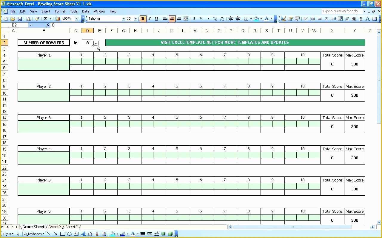 Scorecard Excel Template Free Of Template Supplier Kpi Template Performance Measurement