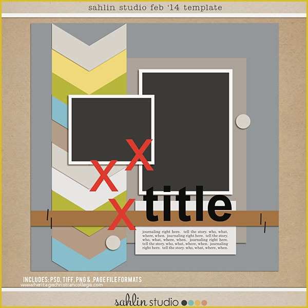 Scrapbook Online Free Templates Of Free Digital Scrapbooking Template – Feb 2014