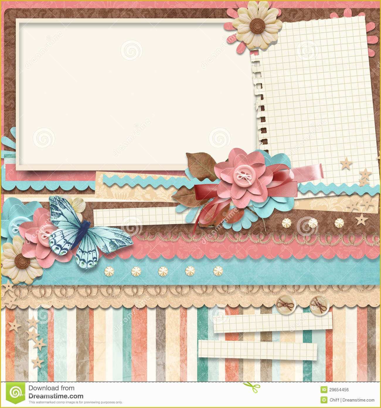 Scrapbook Online Free Templates Of Retro Family Album 365 Project Scrapbooking Templates