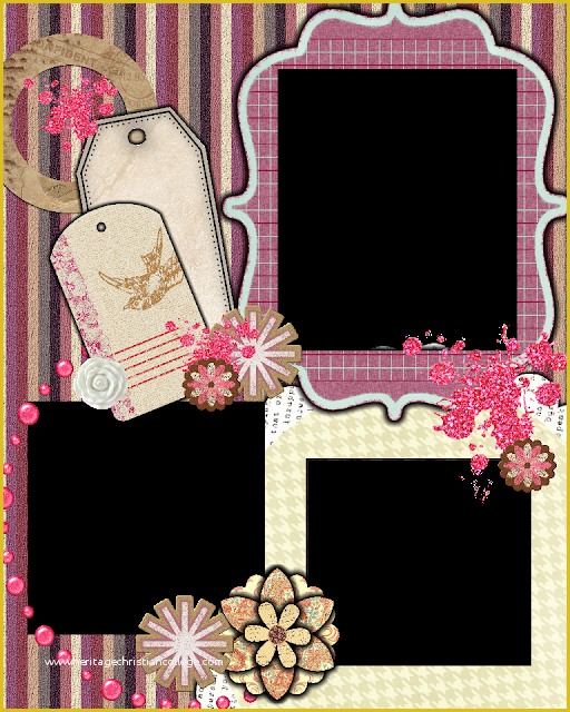 Scrapbook Online Free Templates Of Sweetly Scrapped Free Scrapbook Layout Template