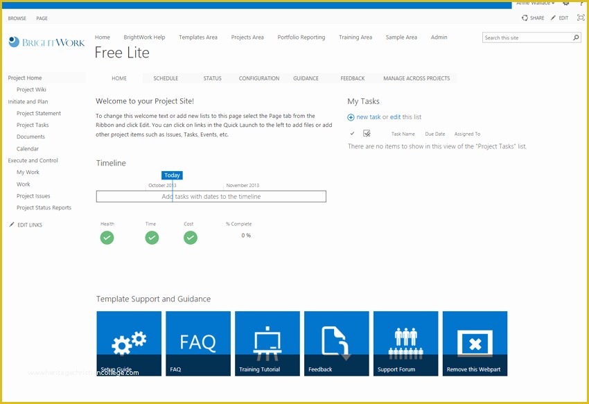 Sharepoint 2013 Templates Free Of Free Project Management Template