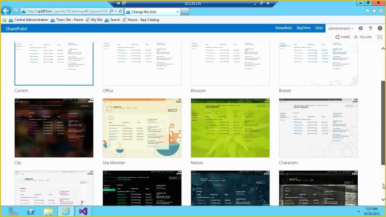 Sharepoint Templates Free Of Creating Point 2013 themes First Look Gotchas