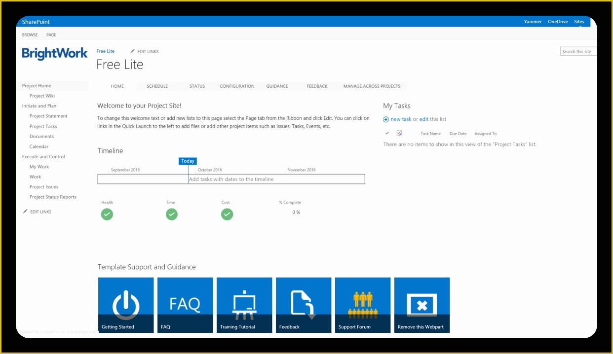 Sharepoint Templates Free Of Free Point Project Management Templates Brightwork