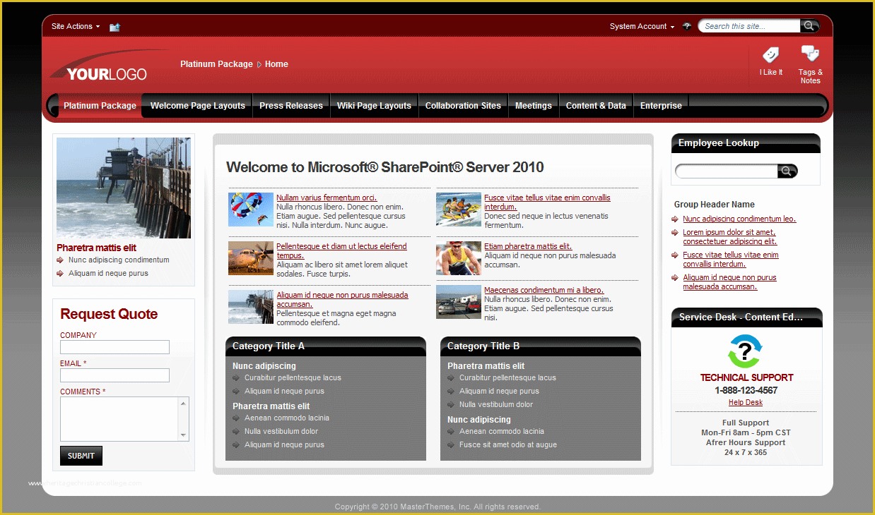 Sharepoint Templates Free Of Point 2013 Master Page Templates Choice Image