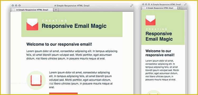 Simple Email Template HTML Free Of 30 Free Responsive Email and Newsletter Templates