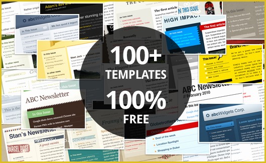 Simple Email Template HTML Free Of Download 100 Free Email Marketing Templates