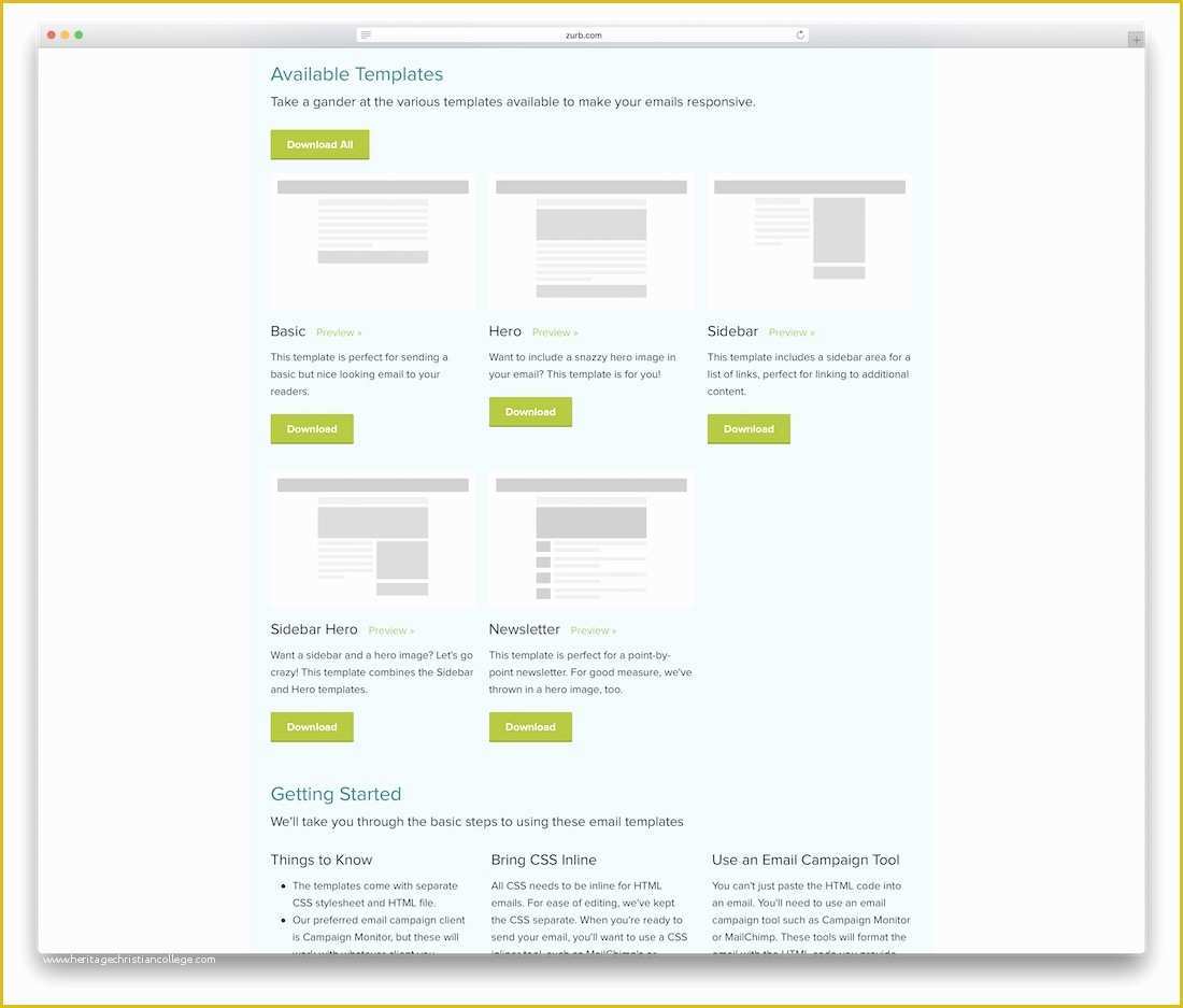 Simple Email Template HTML Free Of Playground From Zurb Free Responsive HTML Email Templates