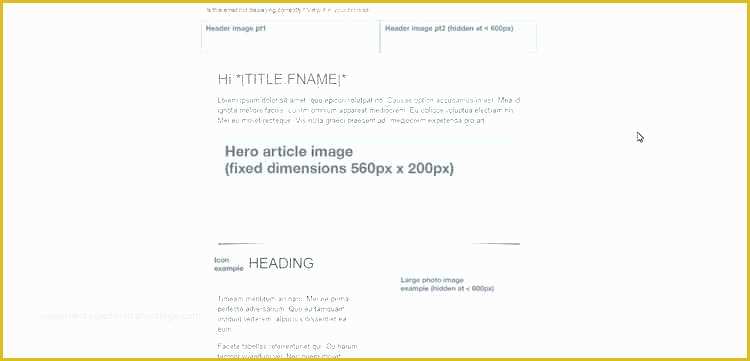 Simple Email Template HTML Free Of Sample Email Template HTML Code Free Newsletter Templates