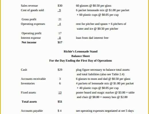 Simple Income Statement Template Free Of 7 Simple In E Statements to Download for Free