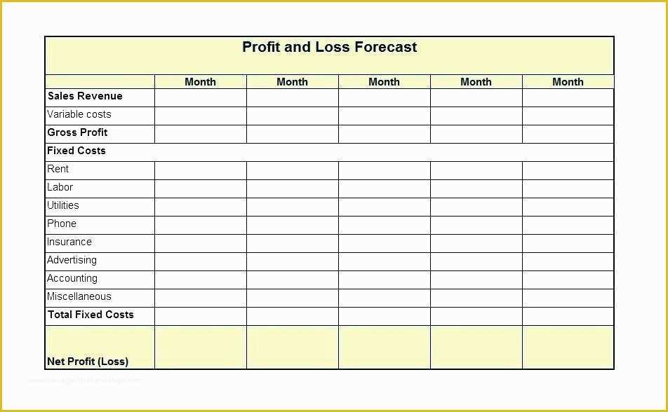 Simple Income Statement Template Free Of Basic Profit and Loss Template Basic Profit and Loss
