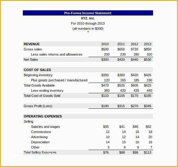 Simple Income Statement Template Free Of Free 6 Personal Simple In E Statement Templates format