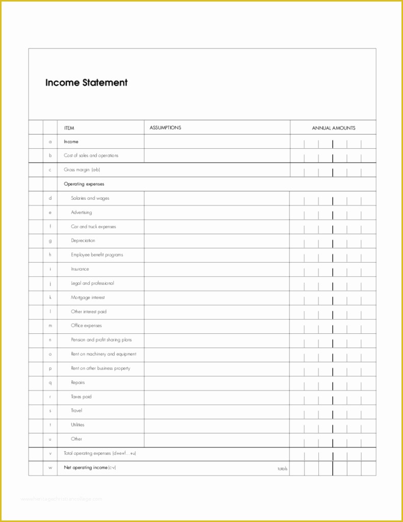 Simple Income Statement Template Free Of In E Statement Template Statement Template Trakore