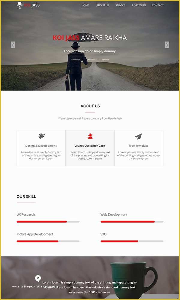 Single Page Portfolio Template Free Download Of 201 Amazing Free Psd Website Templates