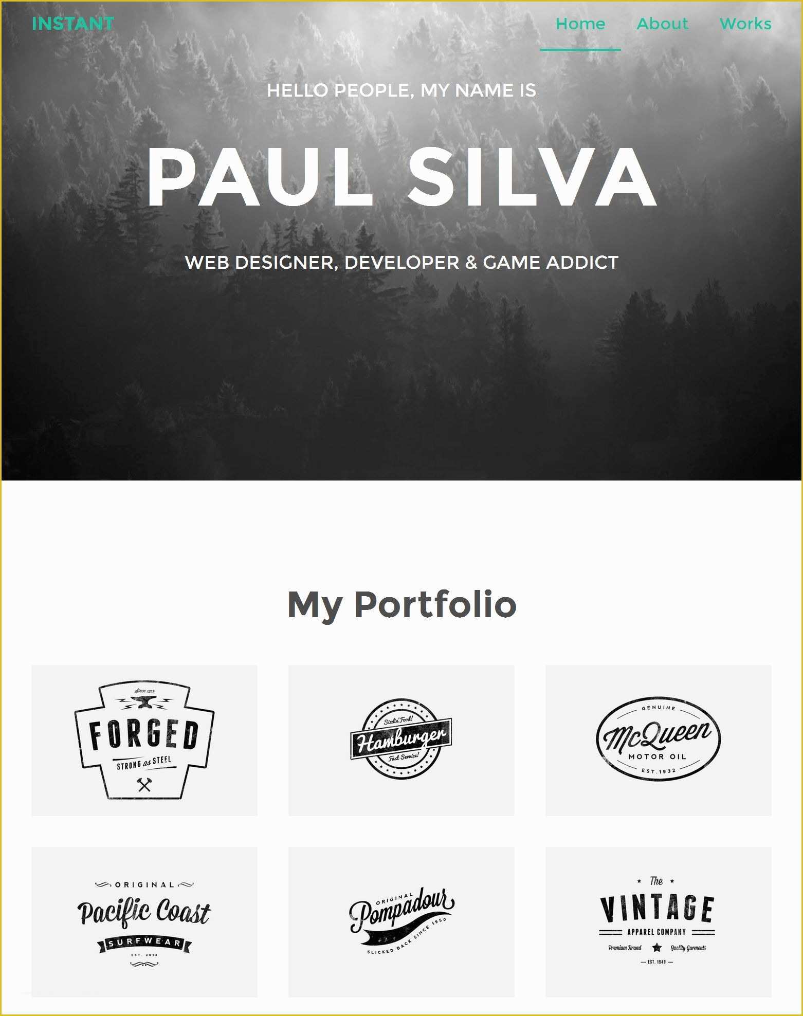 Single Page Portfolio Template Free Download Of 39 Brand New Free HTML Bootstrap Templates 2017
