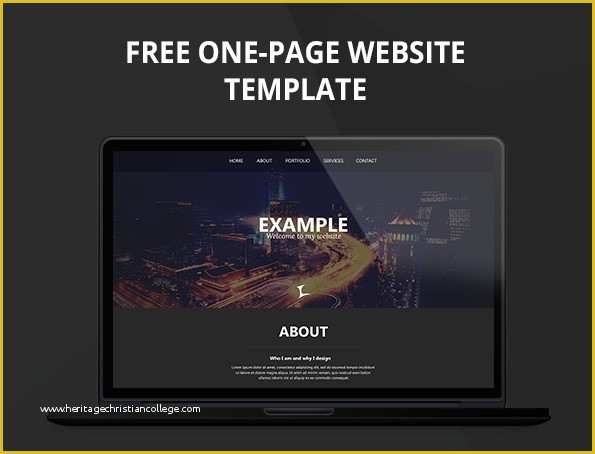Single Page Portfolio Template Free Download Of Free E Page Portfolio Website Template Psd Titanui