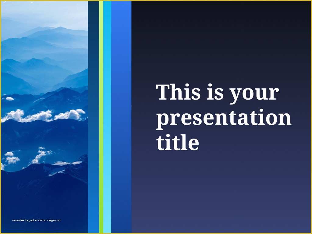Slide Presentation Template Free Of Free Presentation Template Feature Rich Design for
