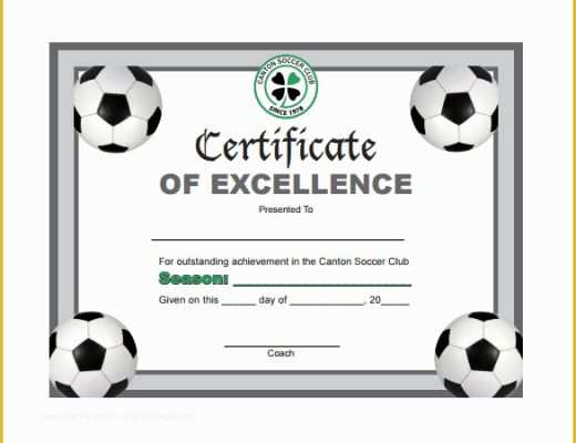 Soccer Award Certificate Templates Free Of 15 soccer Certificate Templates to Download