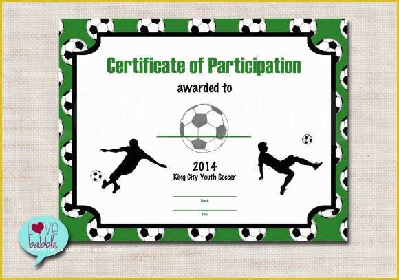 Soccer Award Certificate Templates Free Of 17 Sample Football Certificate Templates to Download