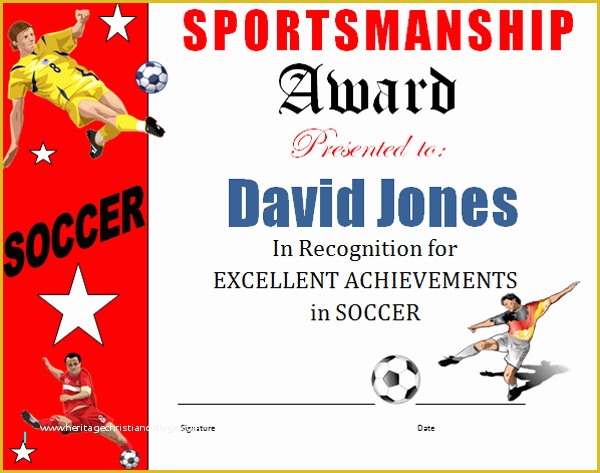 Soccer Award Certificate Templates Free Of 24 Of Free soccer Certificate Template Microsoft