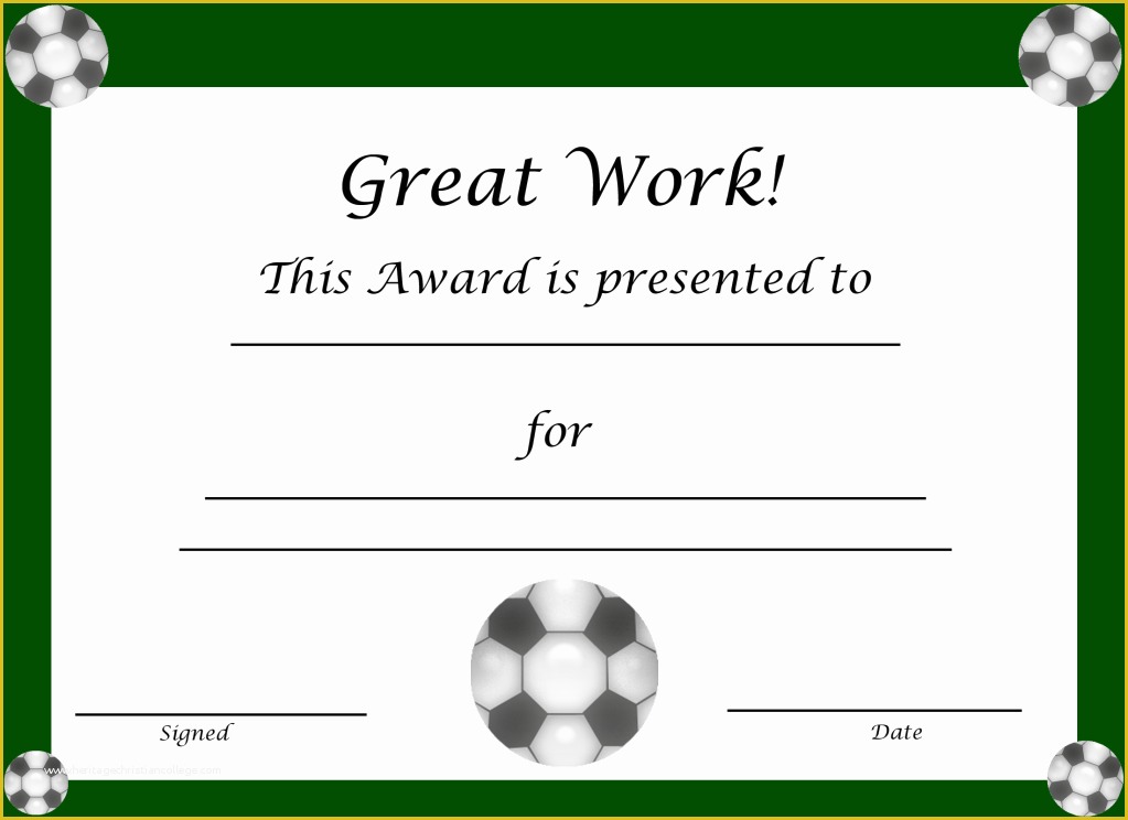 Soccer Award Certificate Templates Free Of Most Improved Baseball Player Quotes Quotesgram
