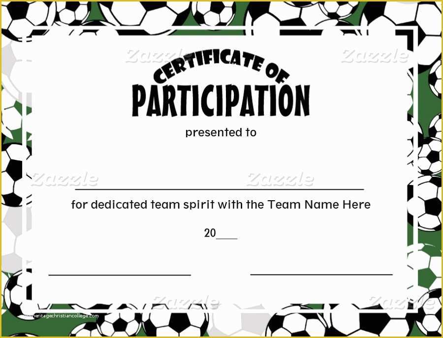 Soccer Award Certificate Templates Free Of soccer Certificate Templates Printable