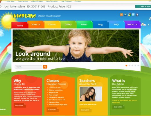 Society Website Templates Free Download Of 12 Best Preschool and Kindergarten Website Template