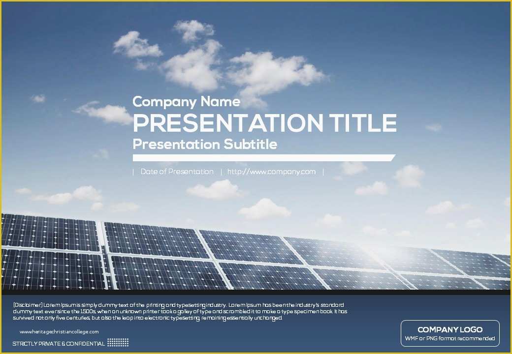 Solar Panel Website Template Free Of solar Energy Powerpoint Presentation Free Download