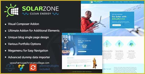Solar Panel Website Template Free Of solar Energy V1 0 Clean Energy Wordpress theme