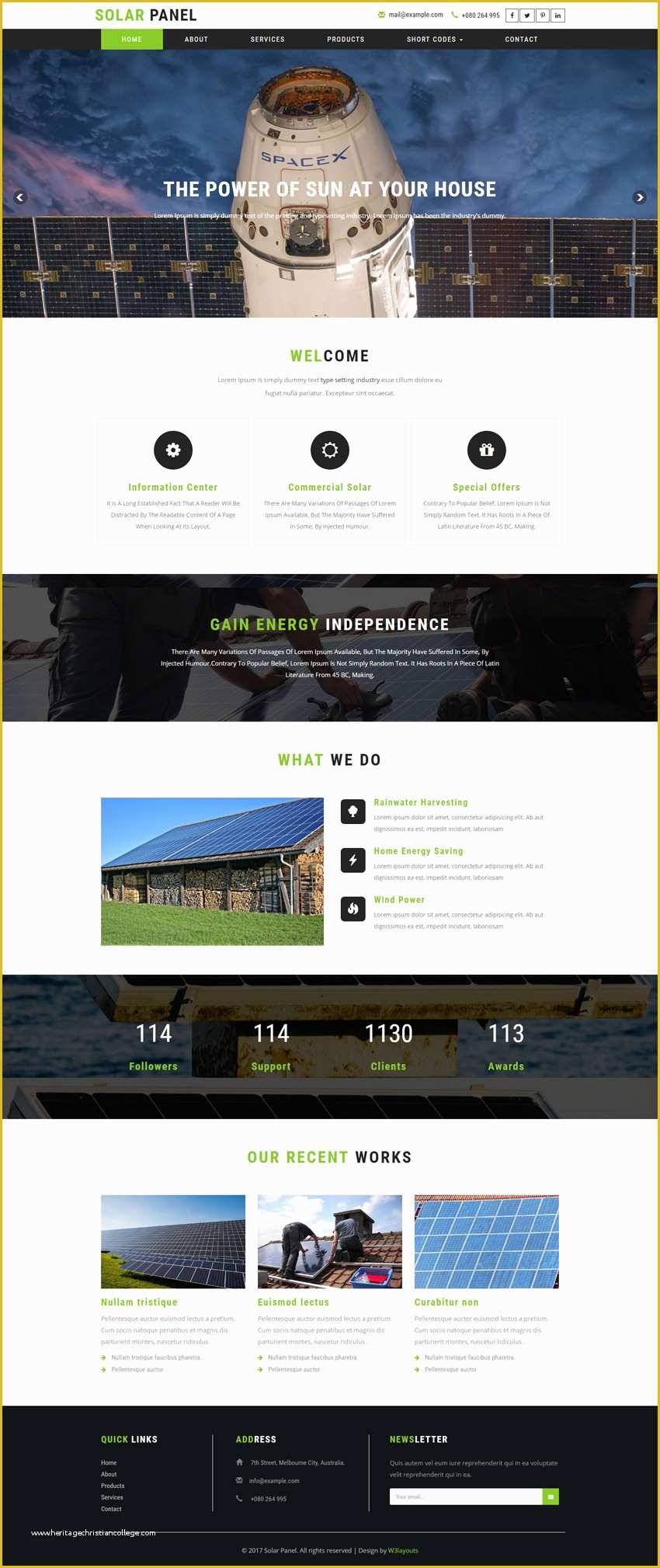 Solar Panel Website Template Free Of solar Panel An Industrial Category Bootstrap Responsive