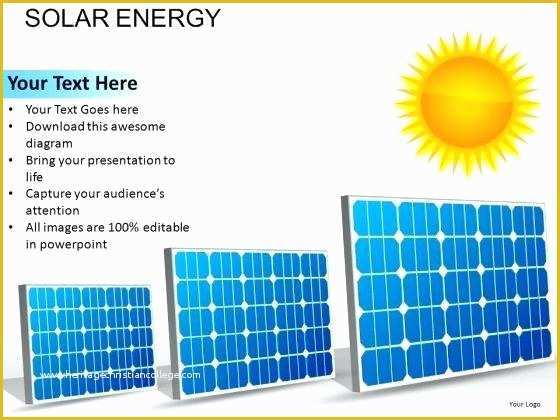 Solar Panel Website Template Free Of solar Panel Powerpoint Template Ecological Energy Panels