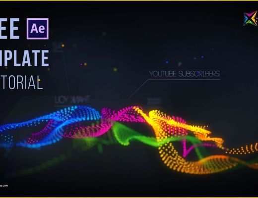 Sports Intro after Effects Free Template Of Particle Waves Intro Free after Effects Template
