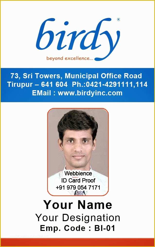 Staff Id Card Template Free Of Id Card Coimbatore Ph Vertical Employee